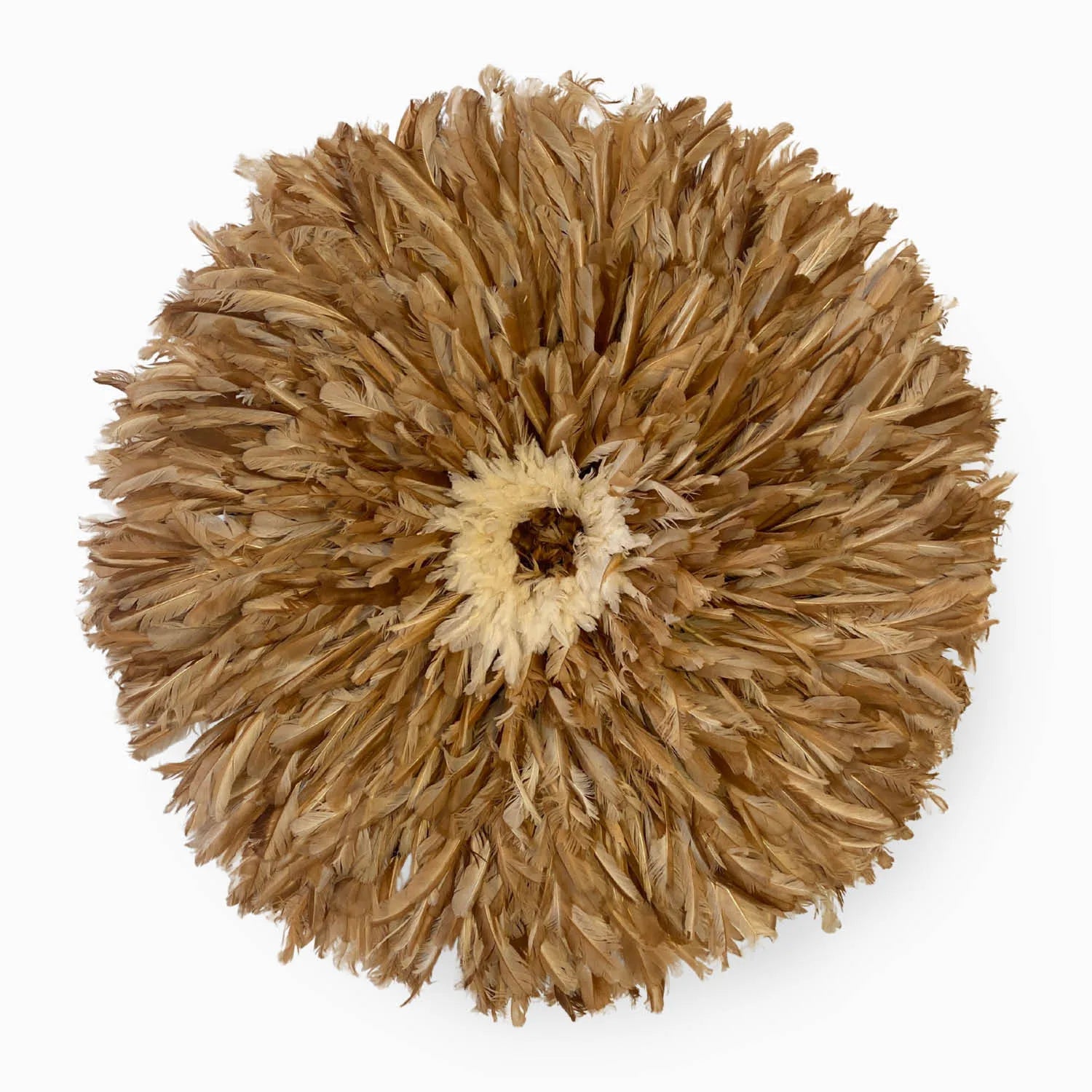 Juju hat camel – décoration murale en plumes