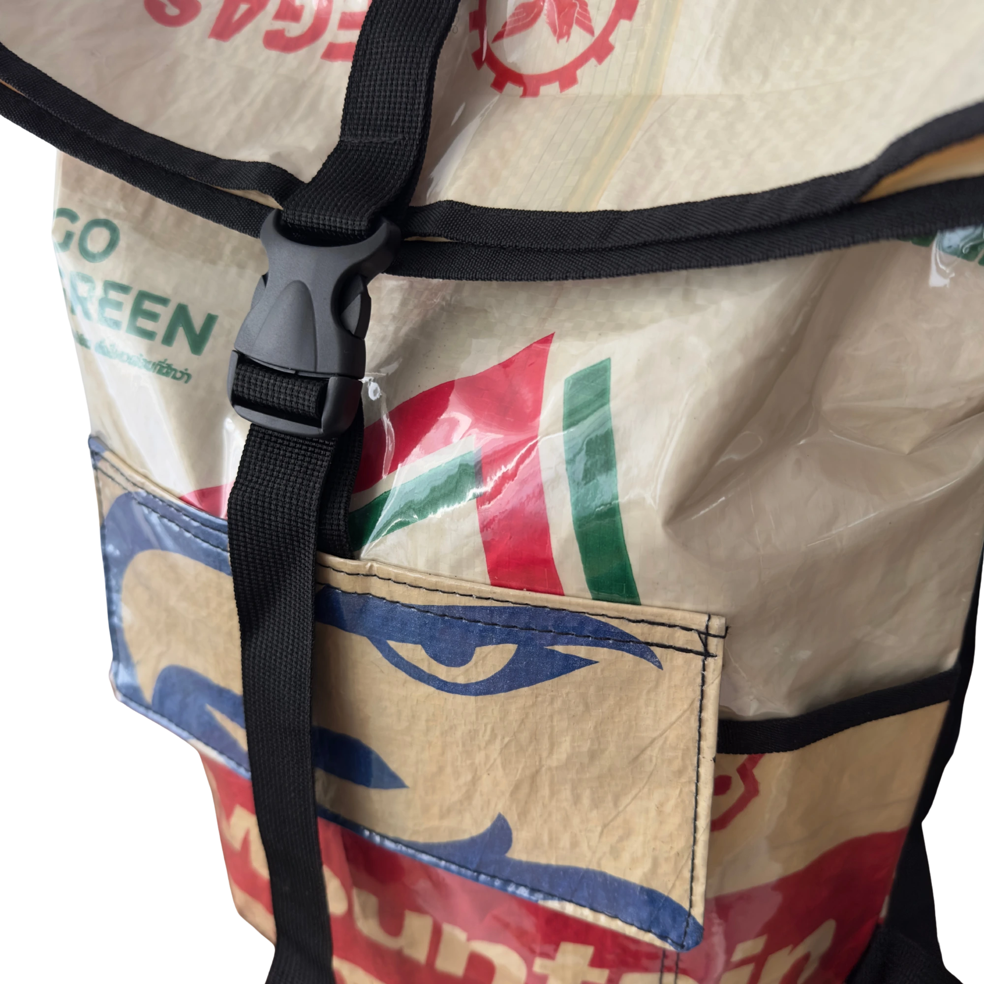 Sac à dos en sac de ciment upcyclé – Pegasus