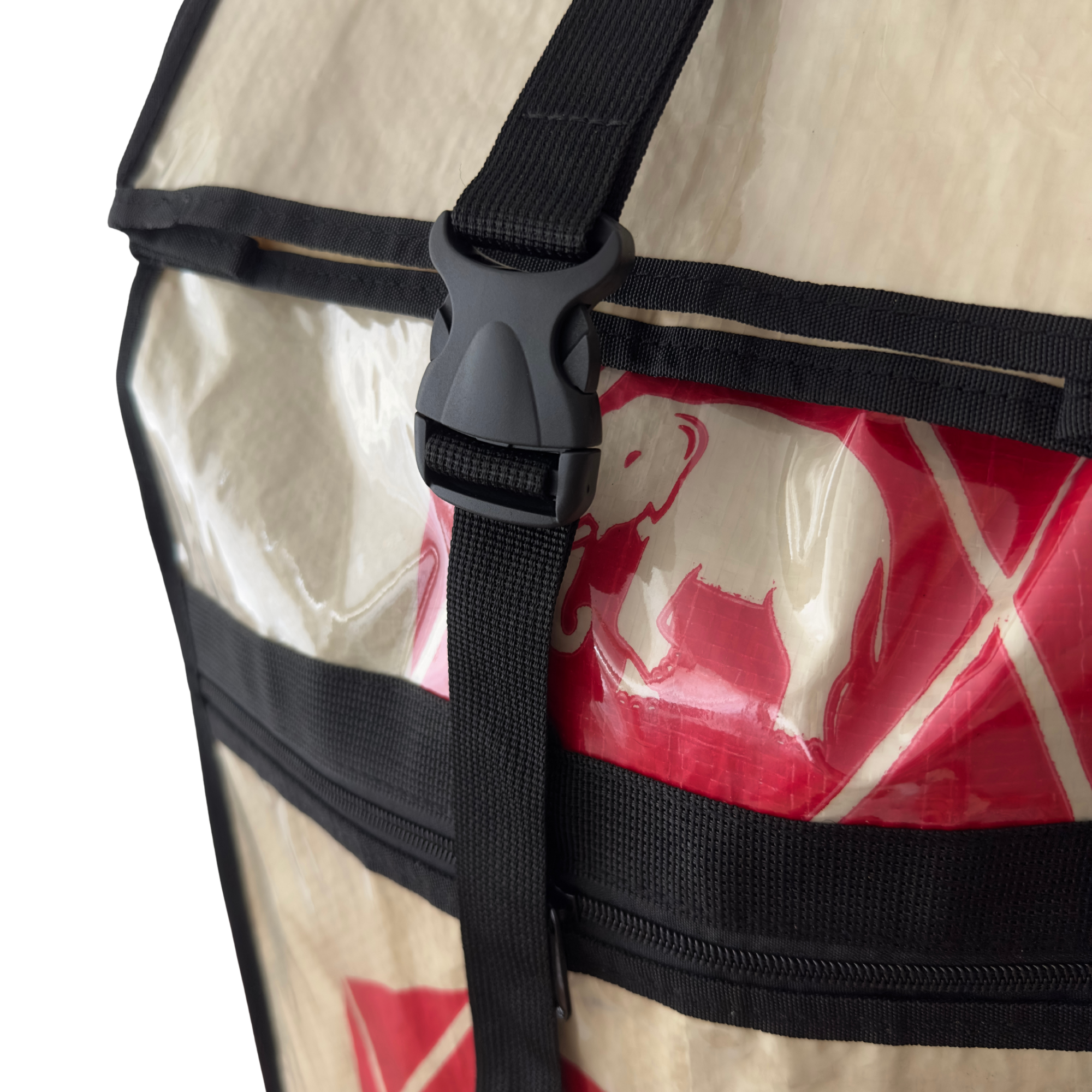 Sac à dos en sac de ciment upcyclé – Elephant