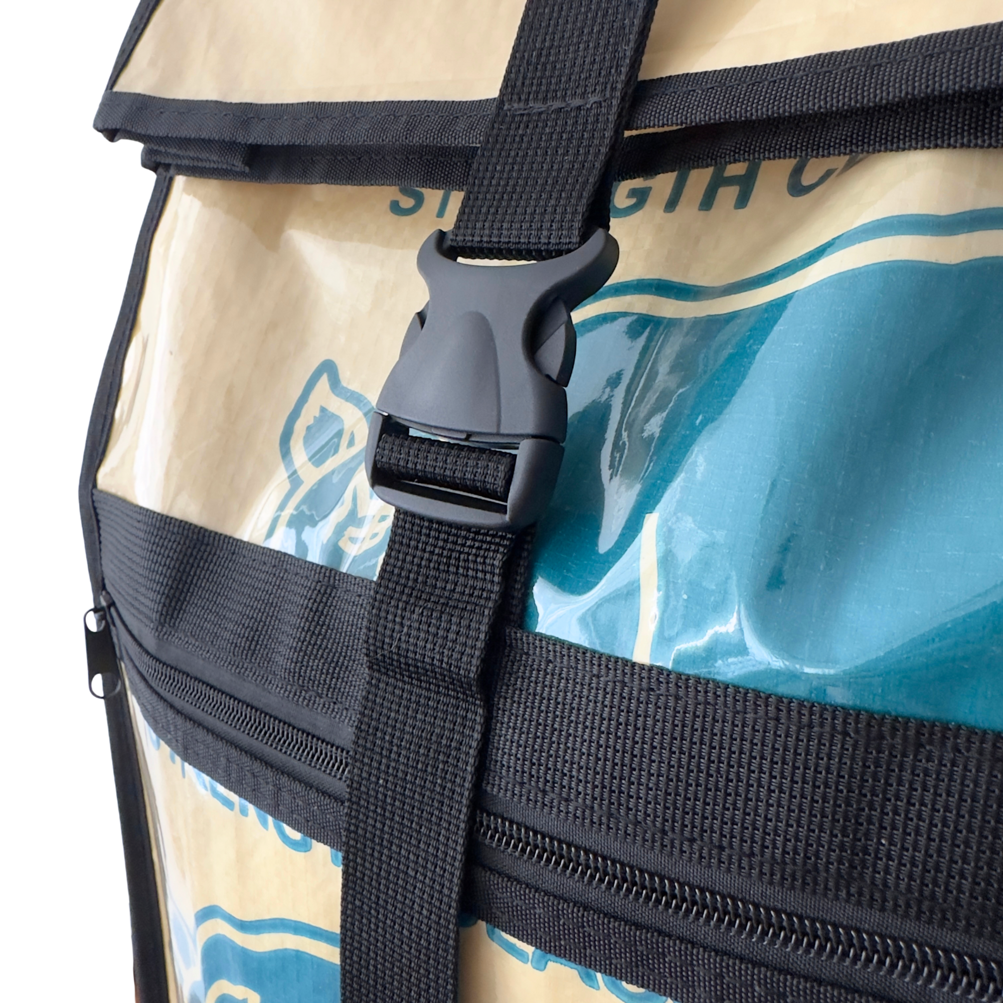 Sac à dos en sac de ciment upcyclé – Rhino