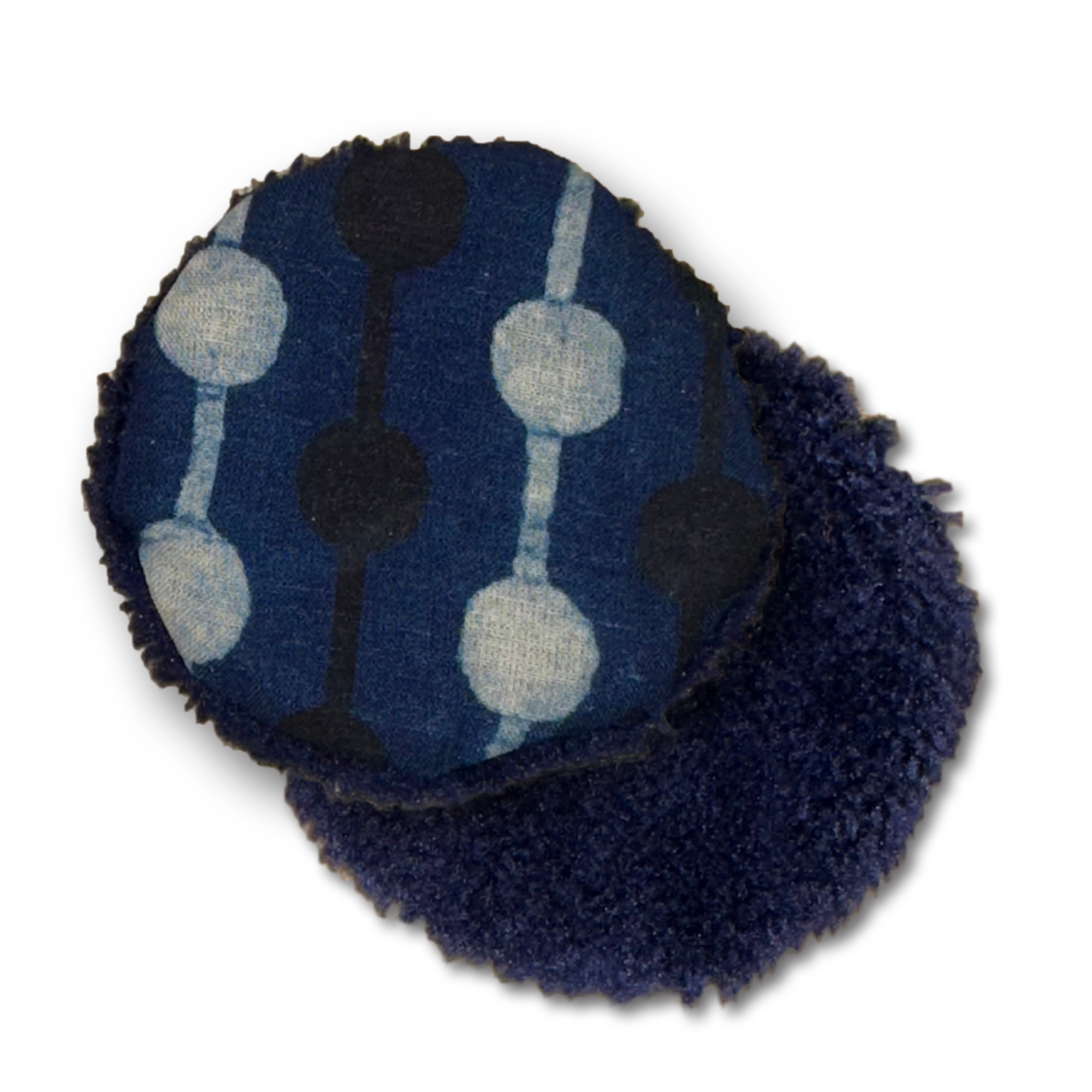 Disques démaquillants réutilisables en tissus – Batik Dot