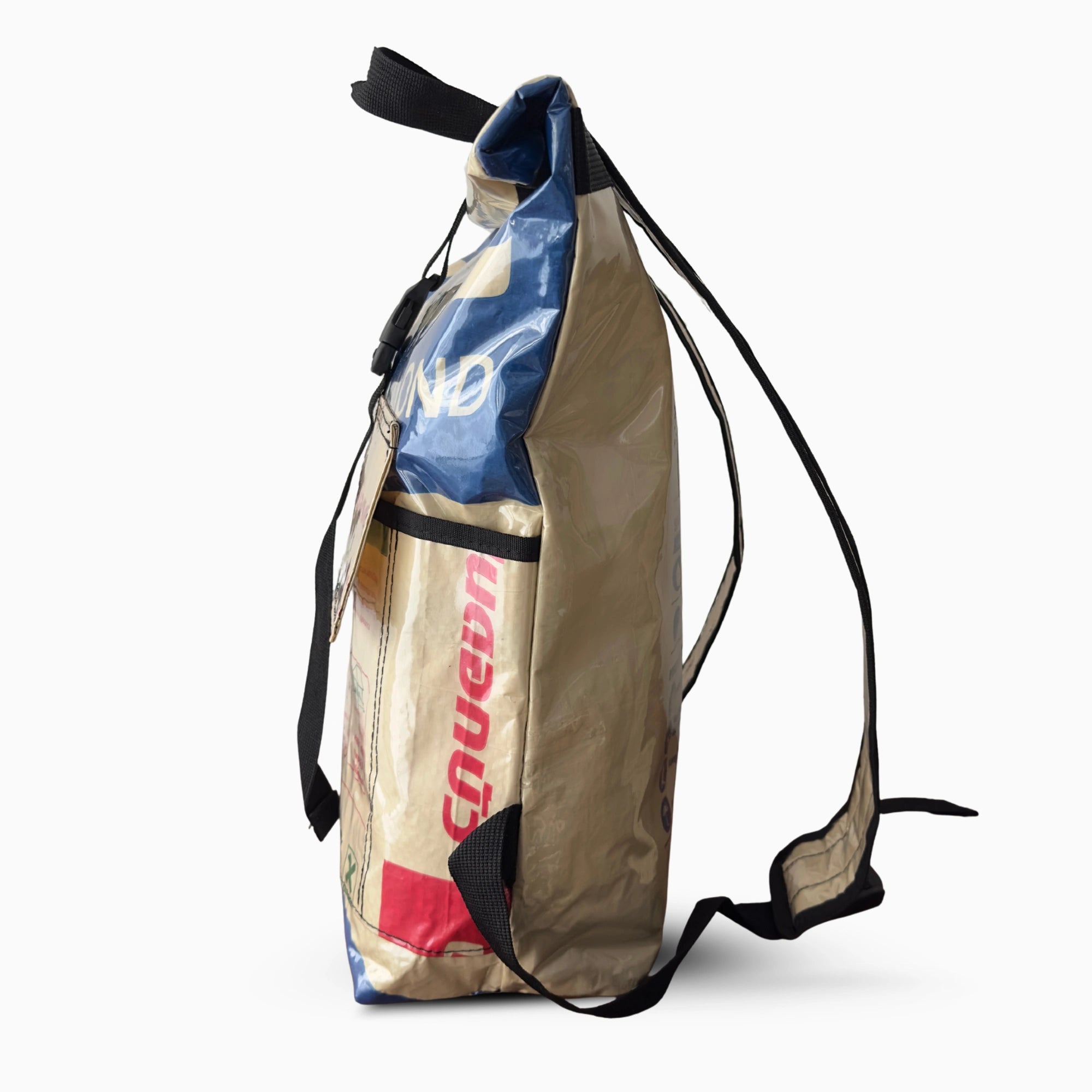 Sac à dos en sac de ciment upcyclé – Thai