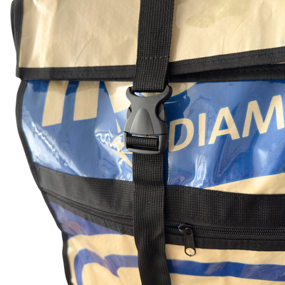 Upcycled cement bag backpack – Eagle