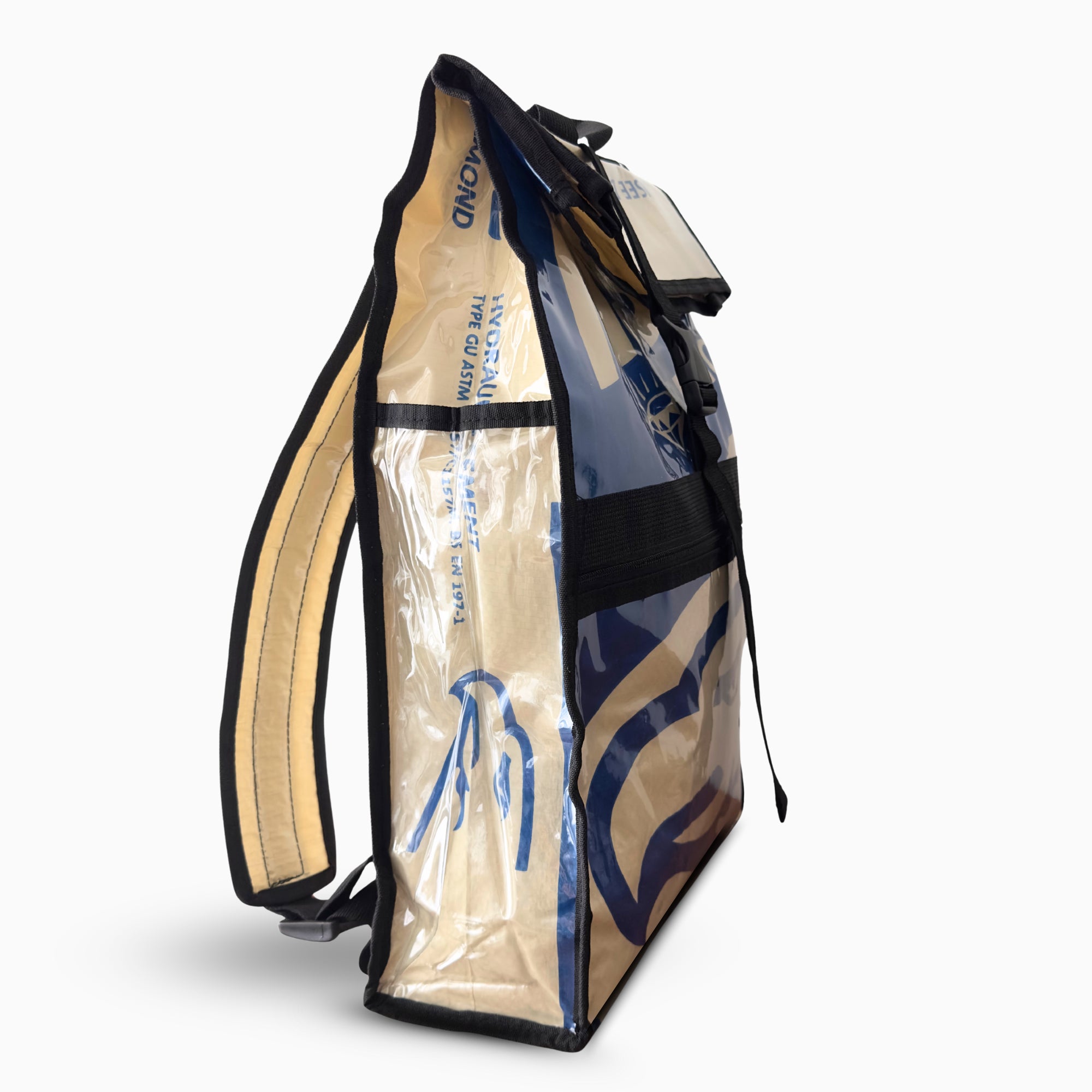 Sac à dos en sac de ciment upcyclé – Eagle