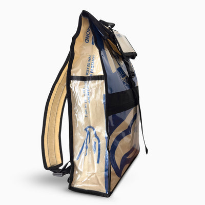 Upcycled cement bag backpack – Eagle