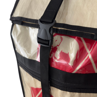 Sac à dos en sac de ciment upcyclé – Elephant