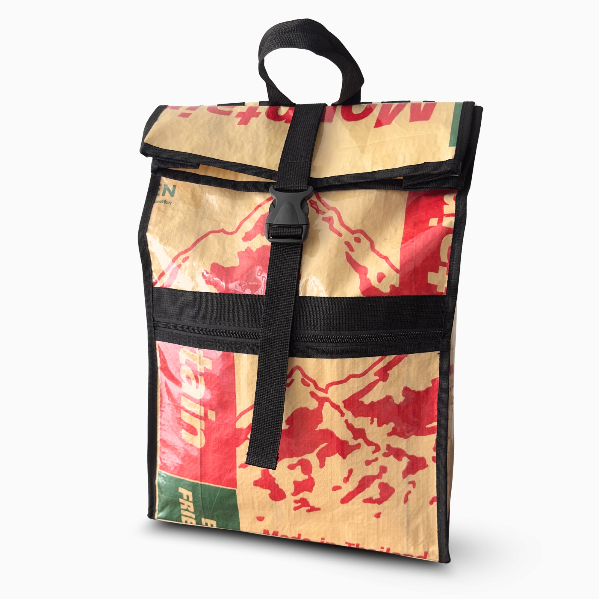 Sac à dos en sac de ciment upcyclé – Mountain